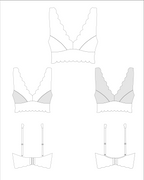 Patron de couture PDF- ORNEA Soutien gorge sans armatures