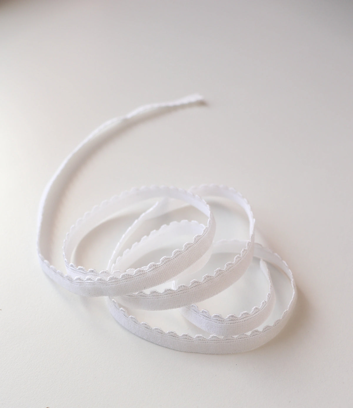 Elastique festons blanc 0,6cm