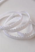 Elastique festons blanc 0,6cm