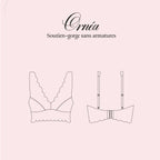 Patron de couture PDF- ORNEA Soutien gorge sans armatures