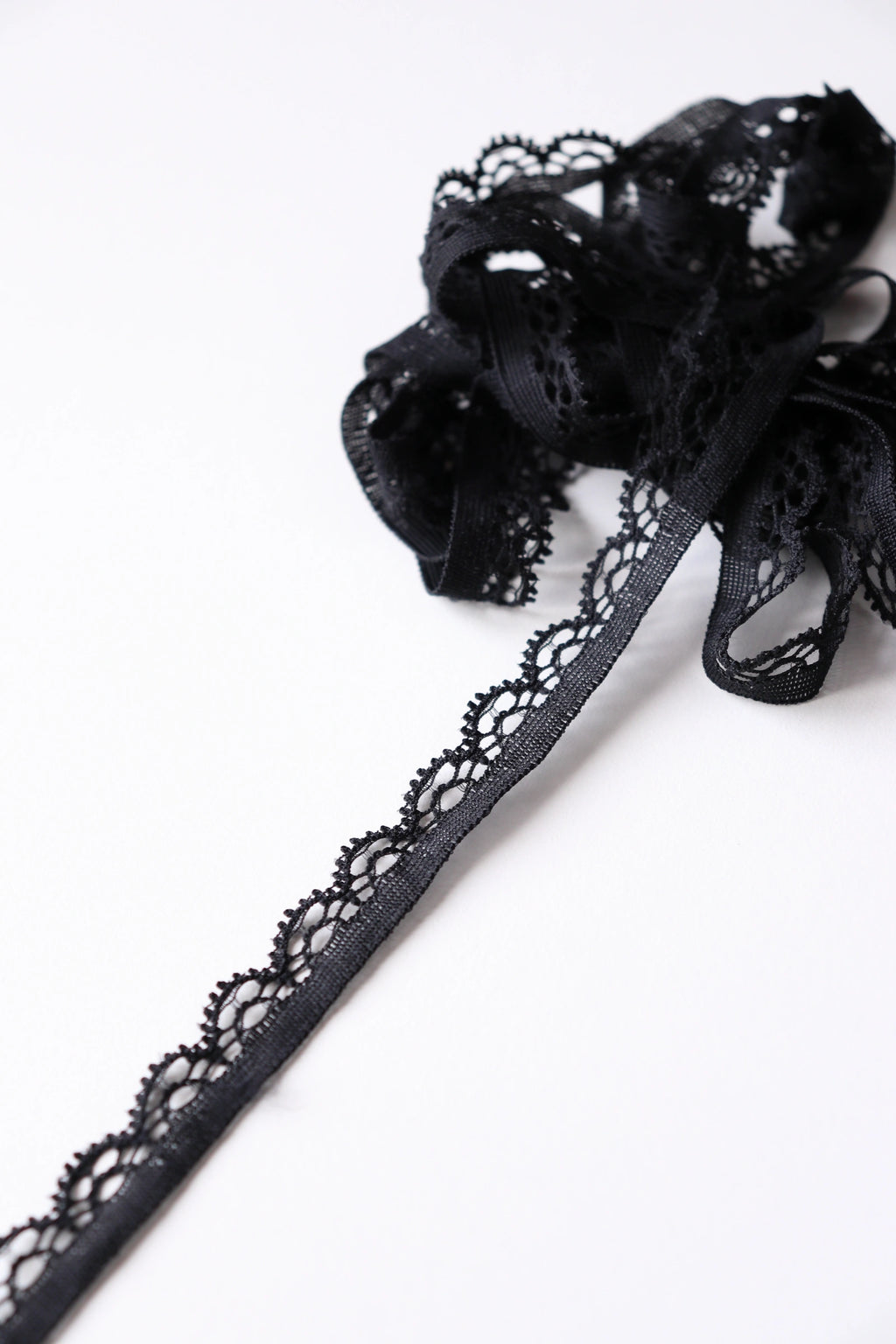 Trim dentelle noire 0,6cm