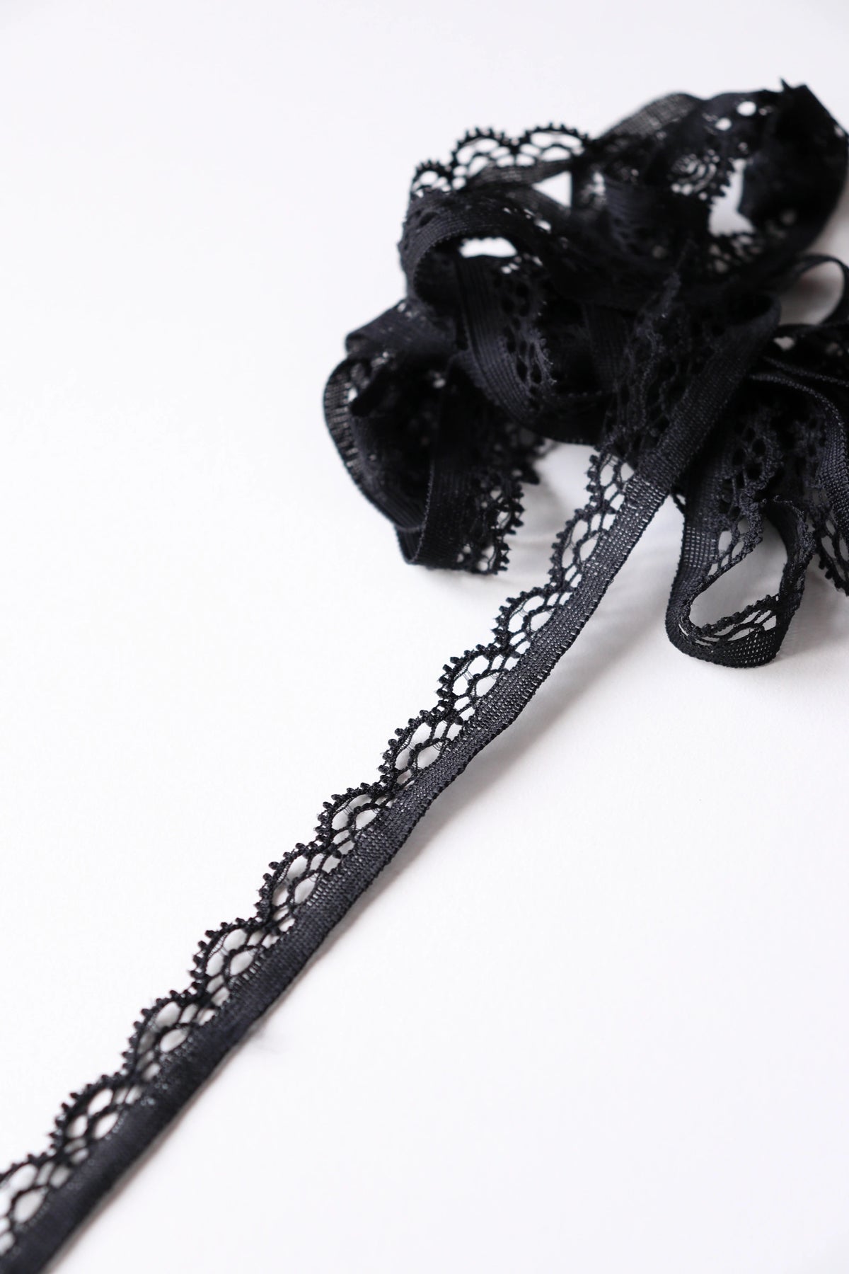 Trim dentelle noire 0,6cm