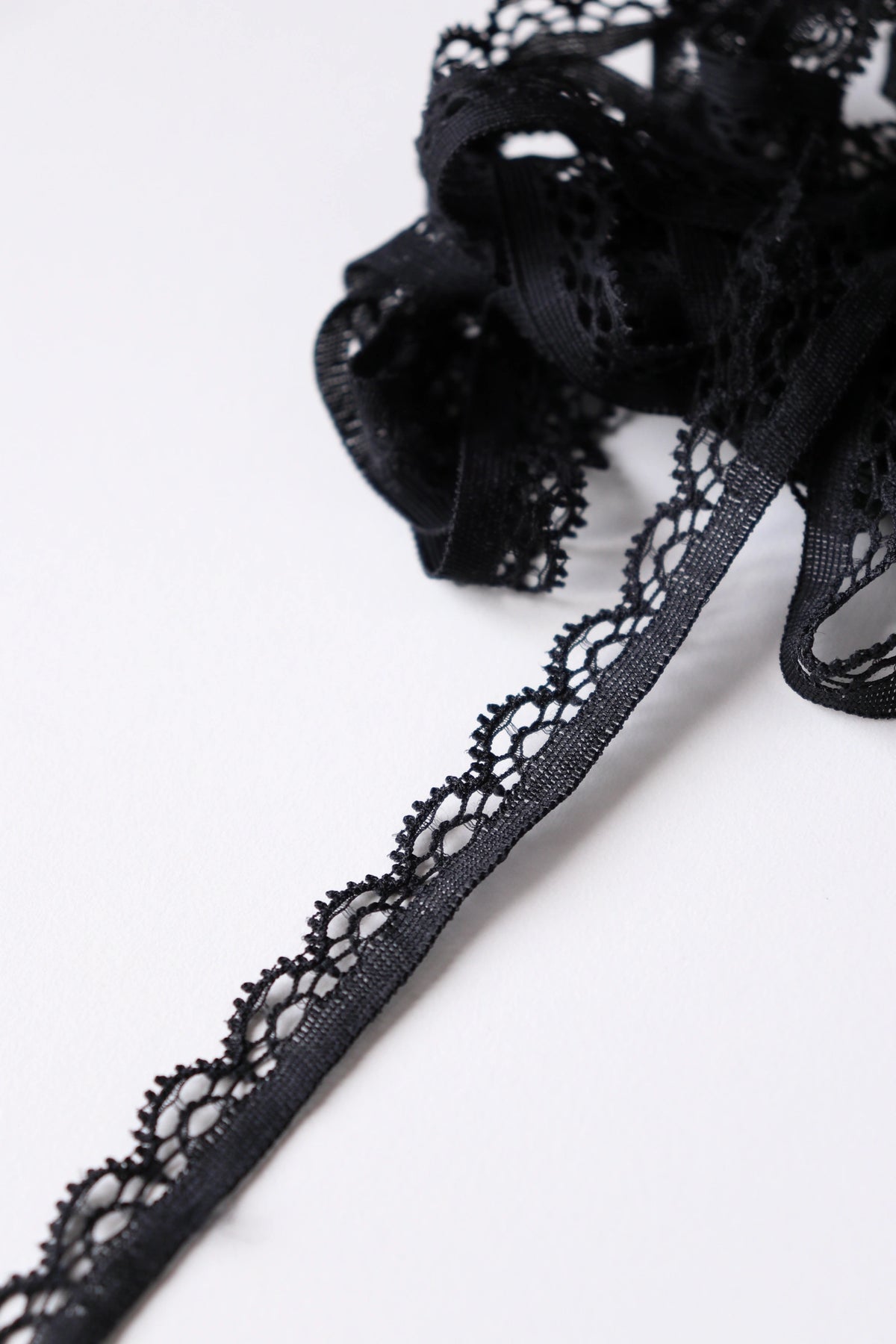 Trim dentelle noire 0,6cm